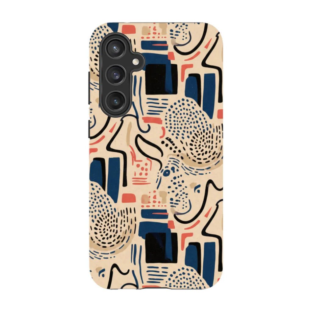 Sandstone Adire by Ada Okoye — S23 Fan Edition Tough Case — Finnaij