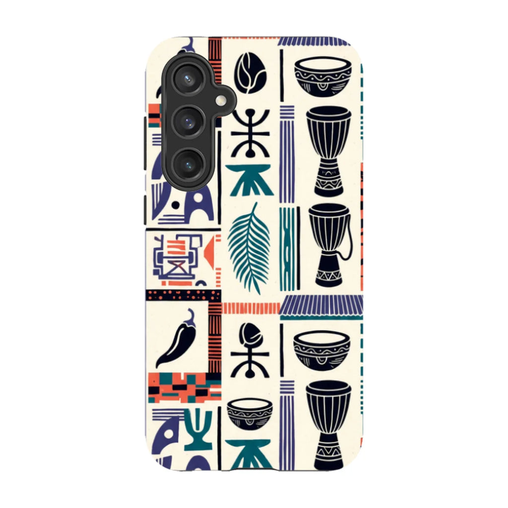 Market Day Icons by Ada Okoye — S23 Fan Edition Tough Case — Finnaij