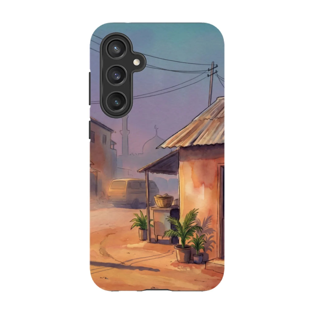 City Edge Quiet Street by Tobi Akinyemi — S23 Fan Edition Tough Case — Finnaij