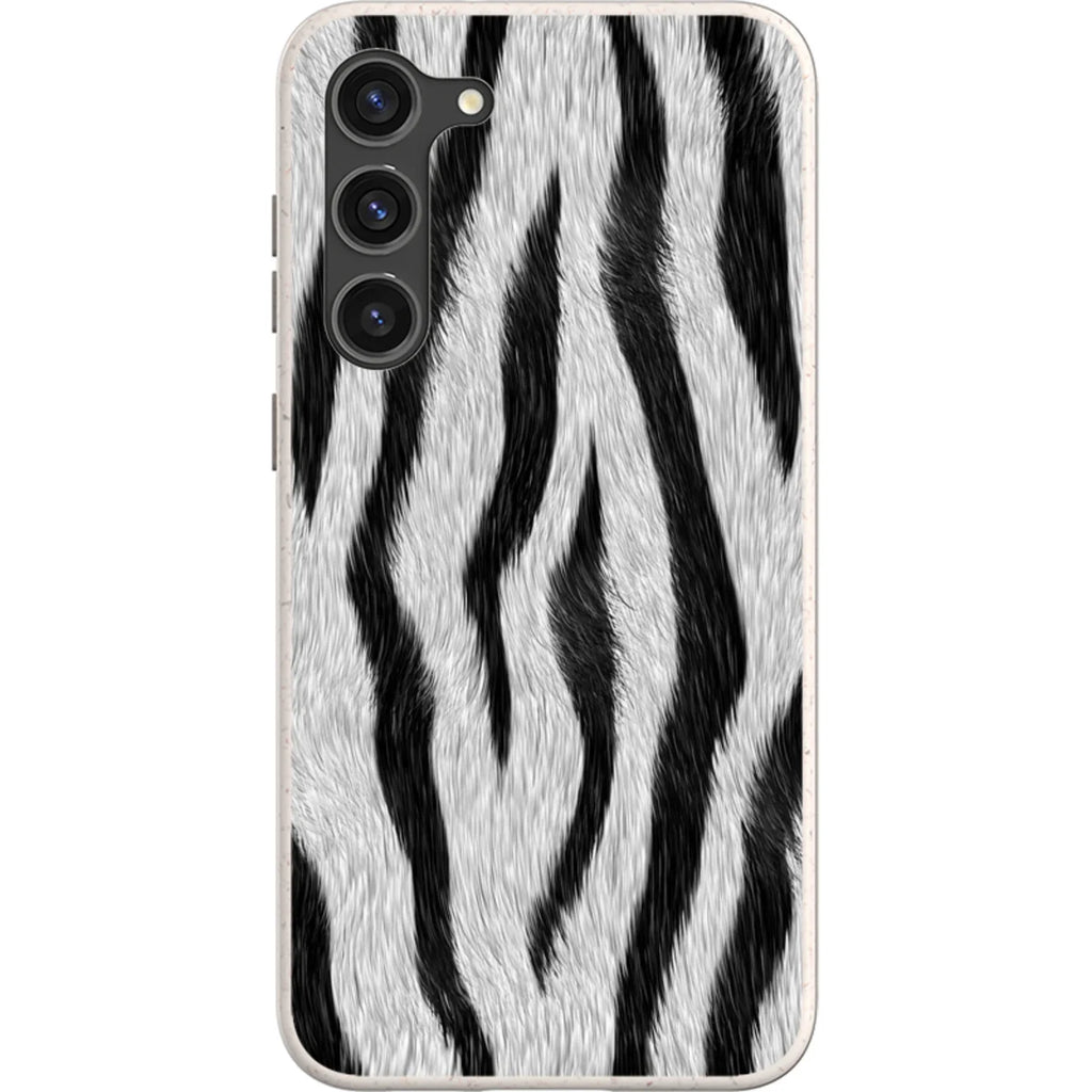 Zebra Groove — S23 Plus Samsung Galaxy Bio-degradable Case — Finnaij