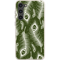 Feathers in Bloom Army Green — S23 Plus Samsung Galaxy Bio-degradable Case — Finnaij