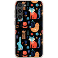 Nordic Ornament Black — S23 Plus Samsung Galaxy Bio-degradable Case — Finnaij