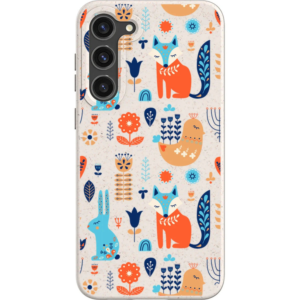 Nordic Ornament Natural — S23 Plus Samsung Galaxy Bio-degradable Case — Finnaij