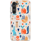 Nordic Ornament Natural — S23 Plus Samsung Galaxy Bio-degradable Case — Finnaij