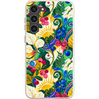 Berry Meadow Glow by Aino Kallio — S23 Plus Samsung Galaxy Bio-degradable Case — Finnaij