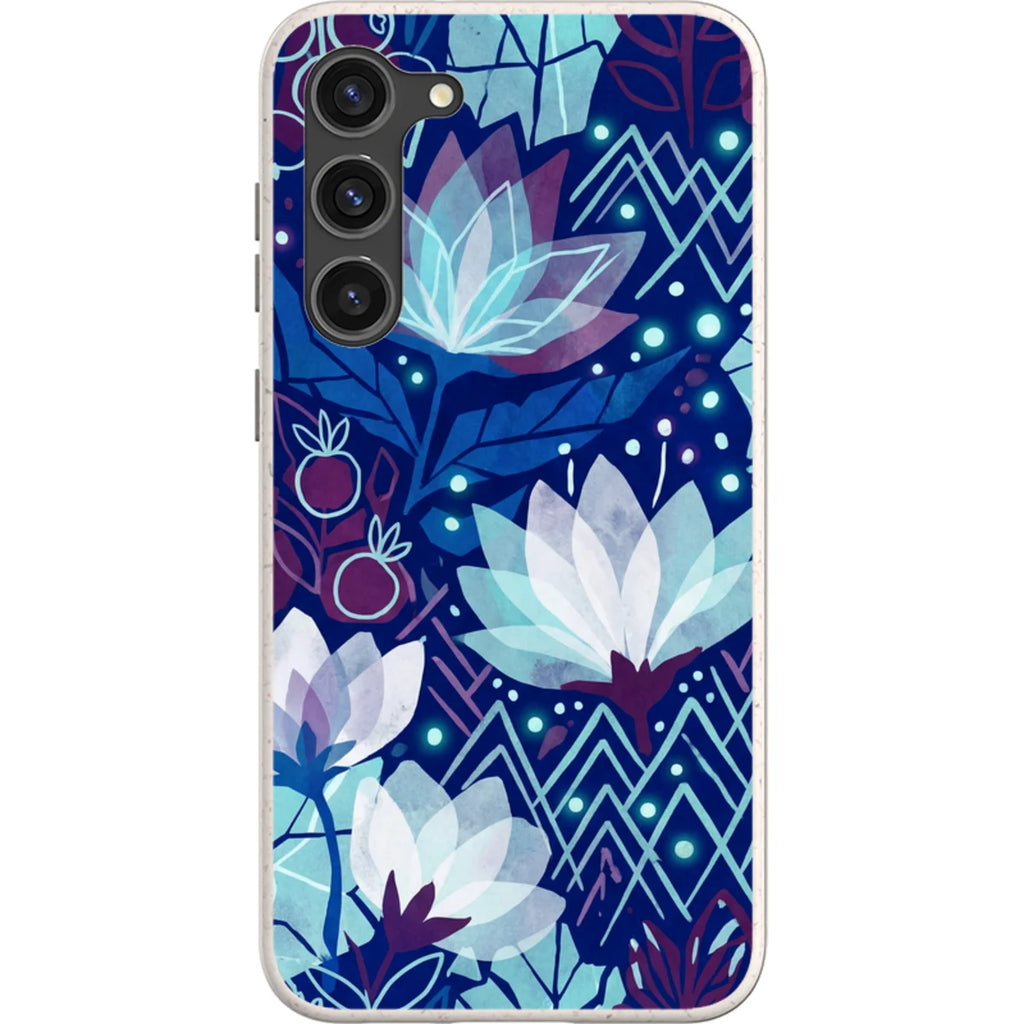 Frozen Lake Petals by Aino Kallio — S23 Plus Samsung Galaxy Bio-degradable Case — Finnaij