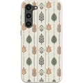Birch and Linen Pattern by Elsi Vaarala — S23 Plus Samsung Galaxy Bio-degradable Case — Finnaij