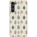 Birch and Linen Pattern by Elsi Vaarala — S23 Plus Samsung Galaxy Bio-degradable Case — Finnaij