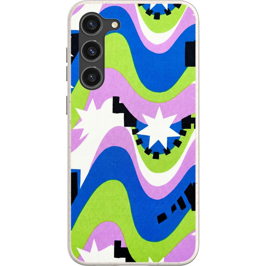 Aurora Pop Burst by Salla Niemi — S23 Plus Samsung Galaxy Bio-degradable Case — Finnaij