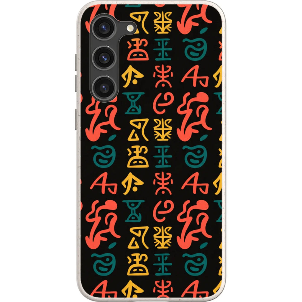 Nsibidi Pulse by Ada Okoye — Samsung Galaxy Bio-degradable Case — Finnaij