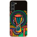 Talking Drum Halo by Ada Okoye — S23 Plus Samsung Galaxy Bio-degradable Case — Finnaij