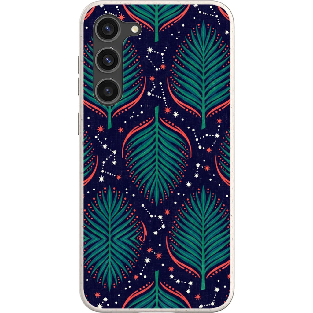 Palm Frond Constellations by Ada Okoye — S23 Plus Samsung Galaxy Bio-degradable Case — Finnaij
