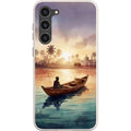 Lagoon Morning by Tobi Akinyemi — S23 Plus Samsung Galaxy Bio-degradable Case — Finnaij