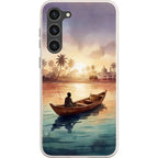 Lagoon Morning by Tobi Akinyemi — S23 Plus Samsung Galaxy Bio-degradable Case — Finnaij