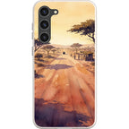 Laterite Road Golden Hour by Tobi Akinyemi — S23 Plus Samsung Galaxy Bio-degradable Case — Finnaij