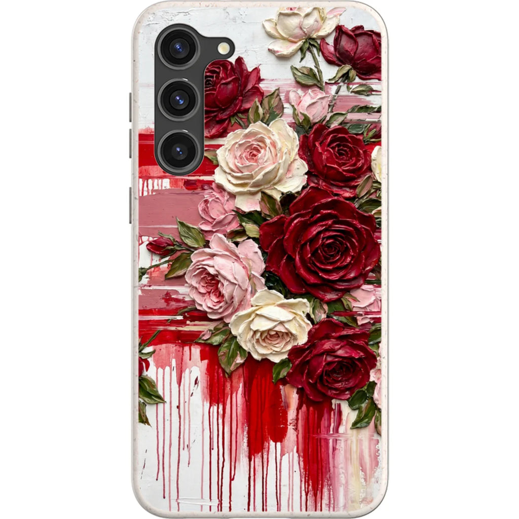 Roses by Frida Lövström — S23 Plus Samsung Galaxy Bio-degradable Case — Finnaij