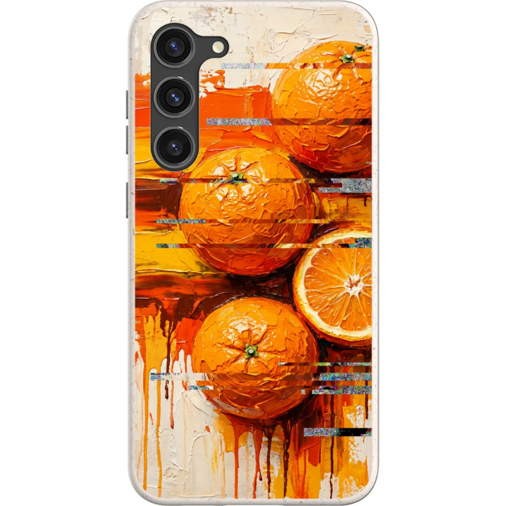 Oranges and Citrus Still Life by Frida Lövström — S23 Plus Samsung Galaxy Bio-degradable Case — Finnaij