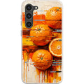 Oranges and Citrus Still Life by Frida Lövström — S23 Plus Samsung Galaxy Bio-degradable Case — Finnaij