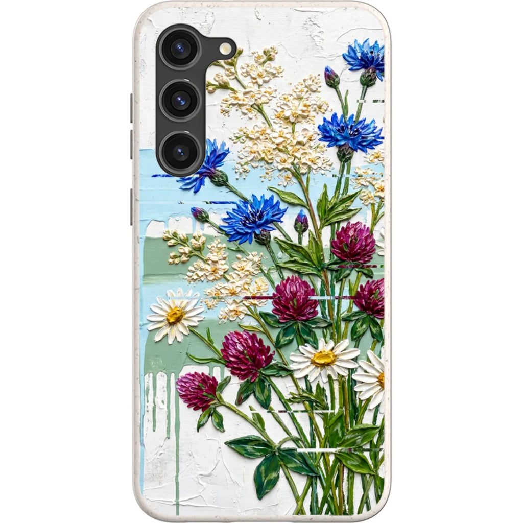 Nordic Wildflowers by Frida Lövström — S23 Plus Samsung Galaxy Bio-degradable Case — Finnaij