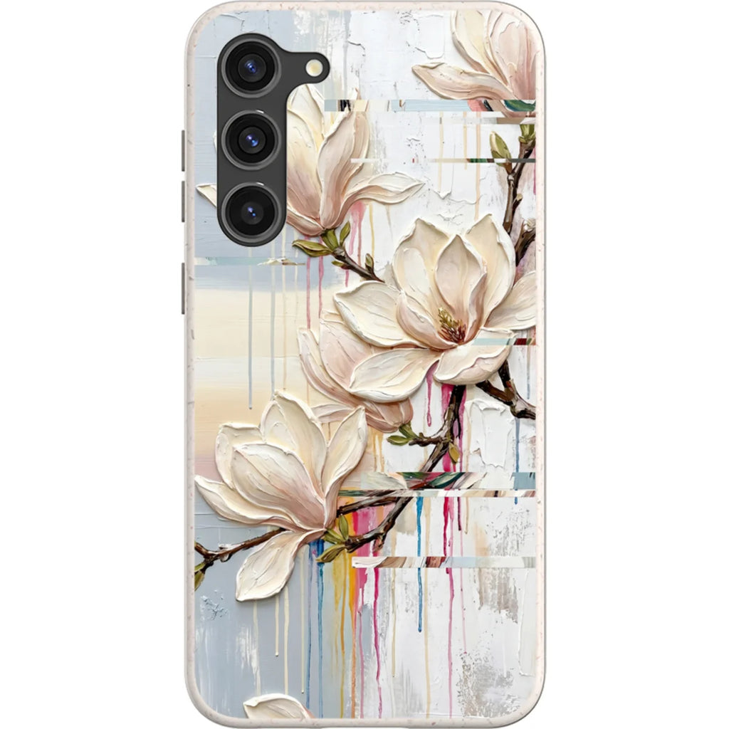 Magnolia Branches by Frida Lövström — S23 Plus Samsung Galaxy Bio-degradable Case — Finnaij
