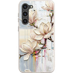 Magnolia Branches by Frida Lövström — S23 Plus Samsung Galaxy Bio-degradable Case — Finnaij