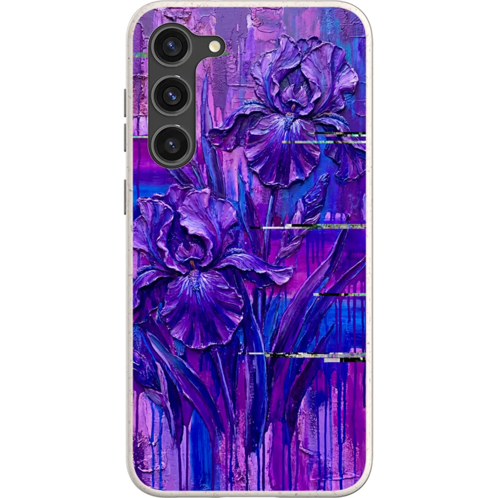 Iris Flowers by Frida Lövström — S23 Plus Samsung Galaxy Bio-degradable Case — Finnaij