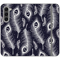 Feathers in Bloom Vegan Leather — S23 Plus Wallet Case — Finnaij
