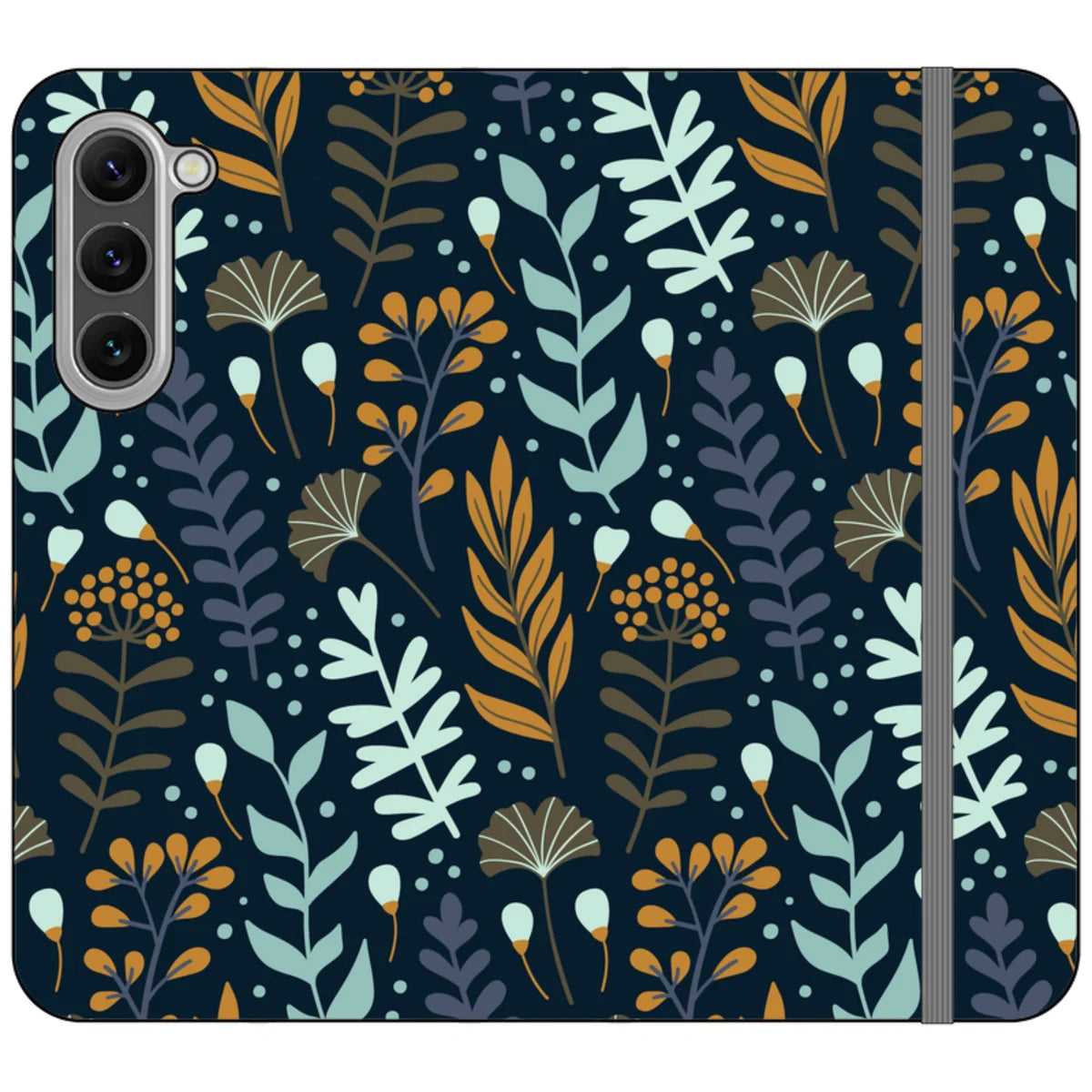 Wild Floral Vegan Leather — S23 Plus Wallet Case — Finnaij
