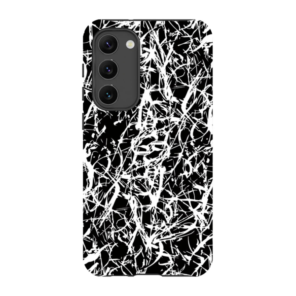 Black-White Grunge — S23 Plus Tough Case — Finnaij