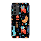 Nordic Ornament Black — S23 Plus Tough Case — Finnaij