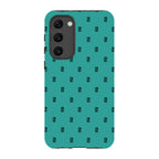 Monogram Teal — S23 Plus Tough Case — Finnaij