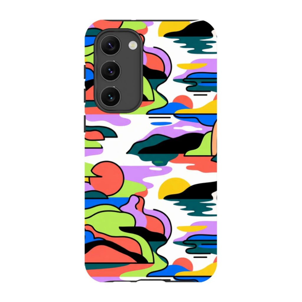 Archipelago Color Motion by Salla Niemi — S23 Plus Tough Case — Finnaij