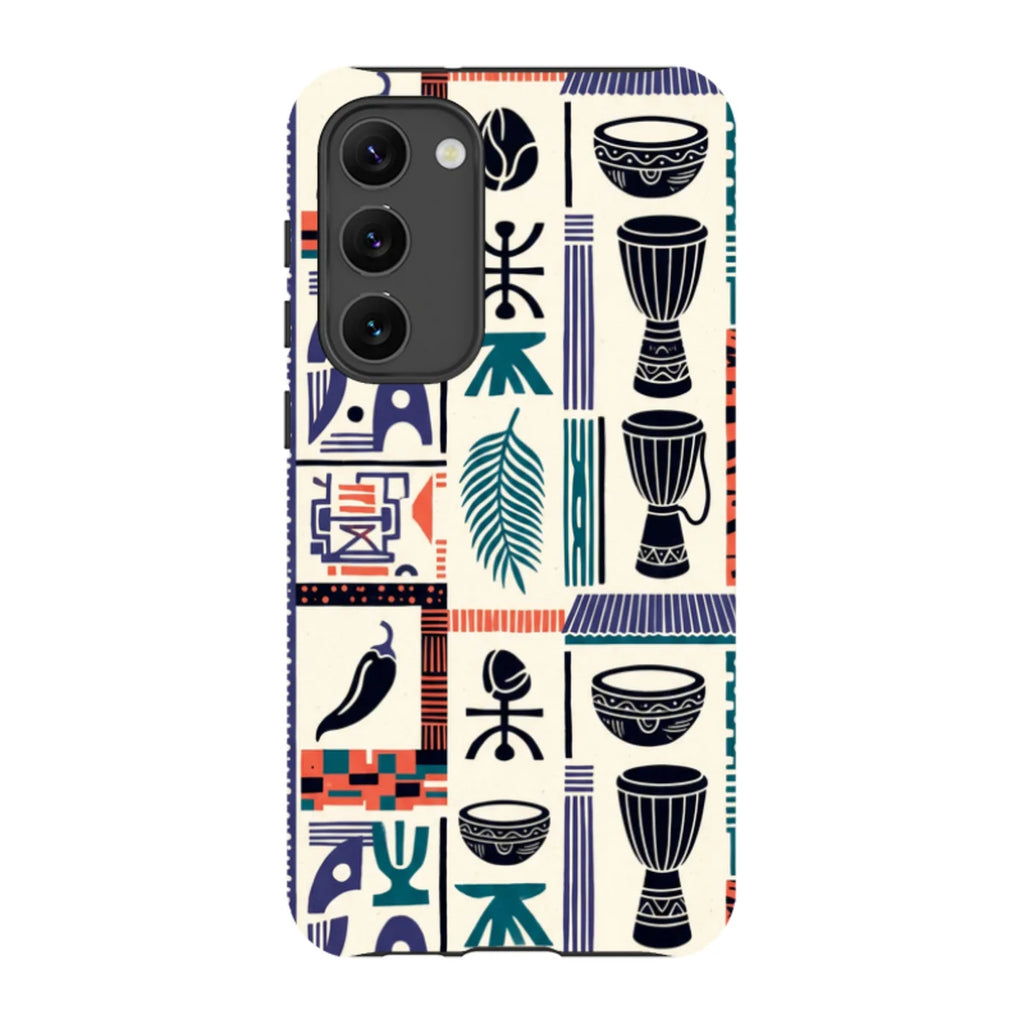 Market Day Icons by Ada Okoye — S23 Plus Tough Case — Finnaij