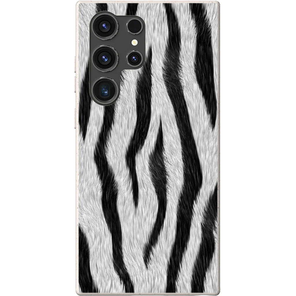 Zebra Groove — S23 Ultra Samsung Galaxy Bio-degradable Case — Finnaij