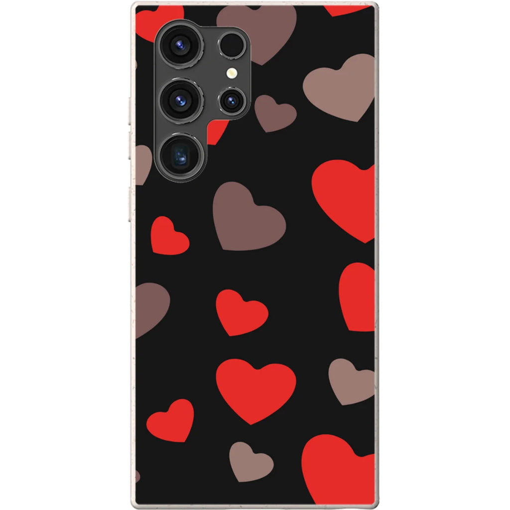 Red Hearts — S23 Ultra Samsung Galaxy Bio-degradable Case — Finnaij