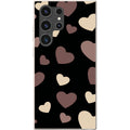 White & Black Hearts — S23 Ultra Samsung Galaxy Bio-degradable Case — Finnaij