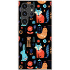 Nordic Ornament Black — S23 Ultra Samsung Galaxy Bio-degradable Case — Finnaij