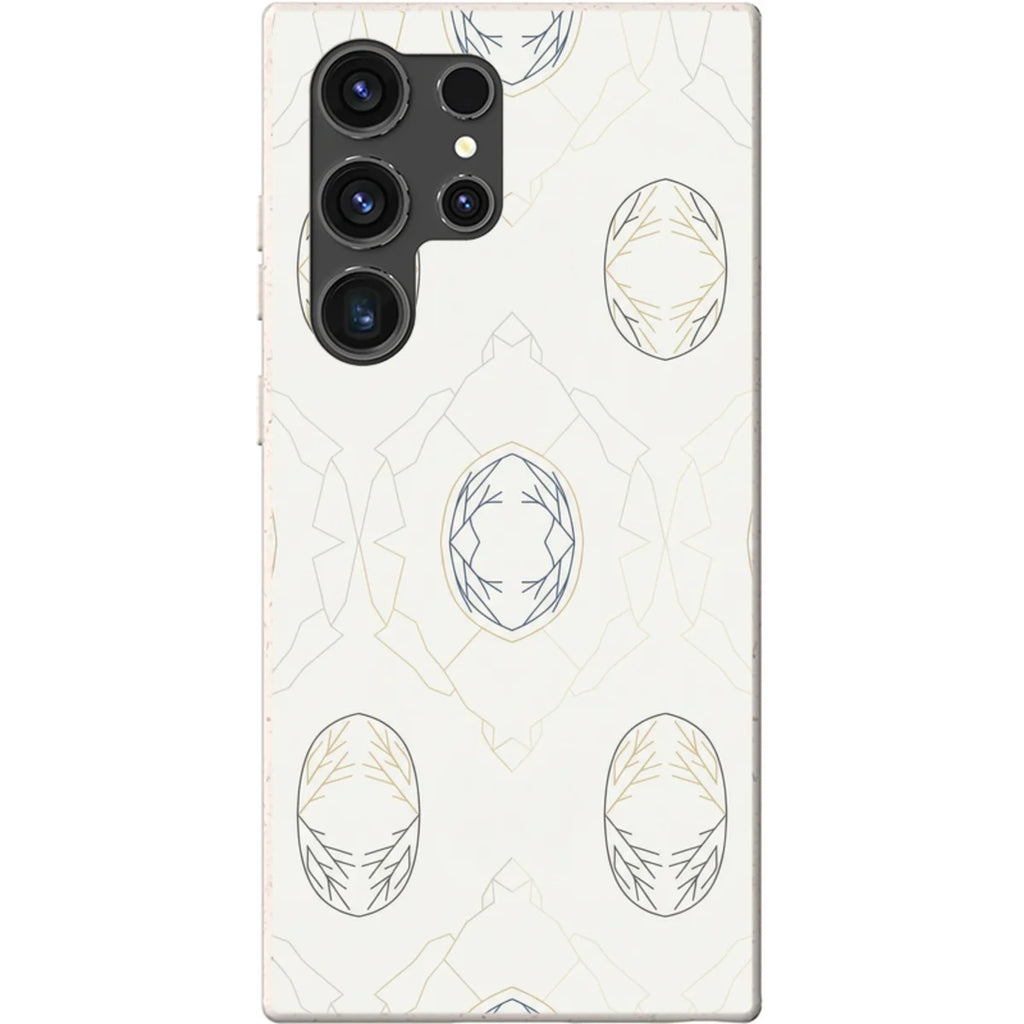 Frozen Lake Silence by Elsi Vaarala — S23 Ultra Samsung Galaxy Bio-degradable Case — Finnaij
