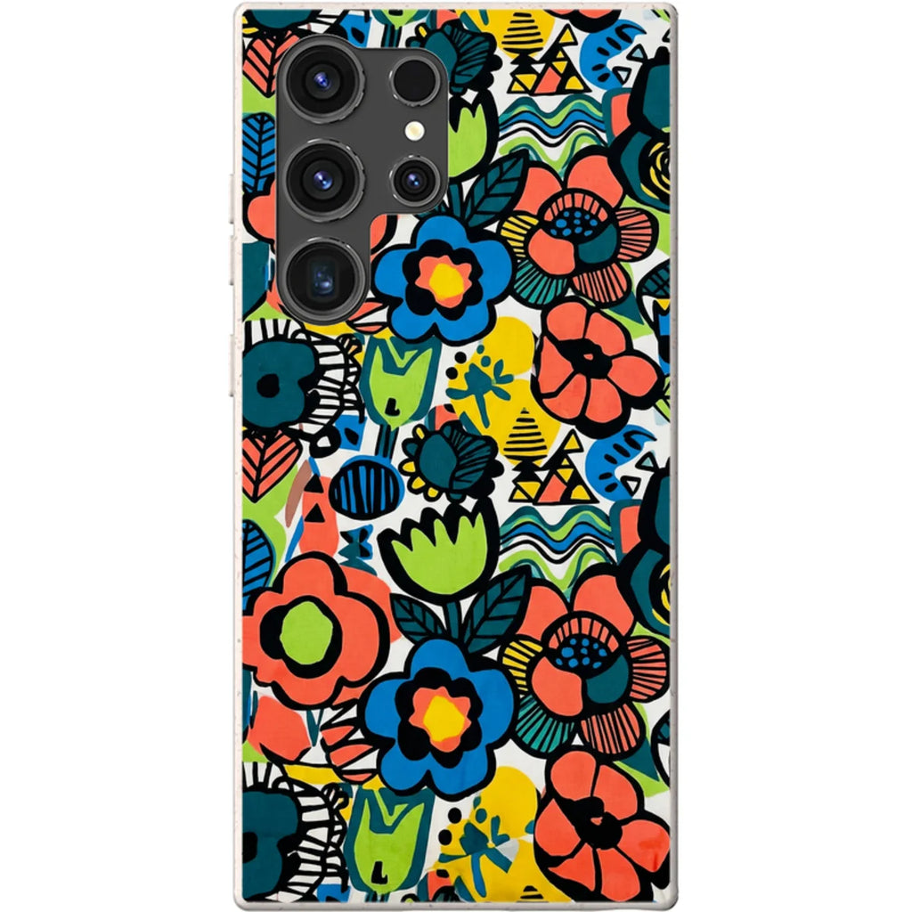 Floral Street Nordic by Salla Niemi — S23 Ultra Samsung Galaxy Bio-degradable Case — Finnaij