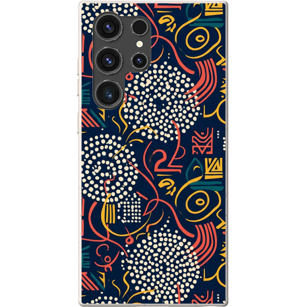 Adire Nightfall by Ada Okoye — Samsung Galaxy Bio-degradable Case — Finnaij