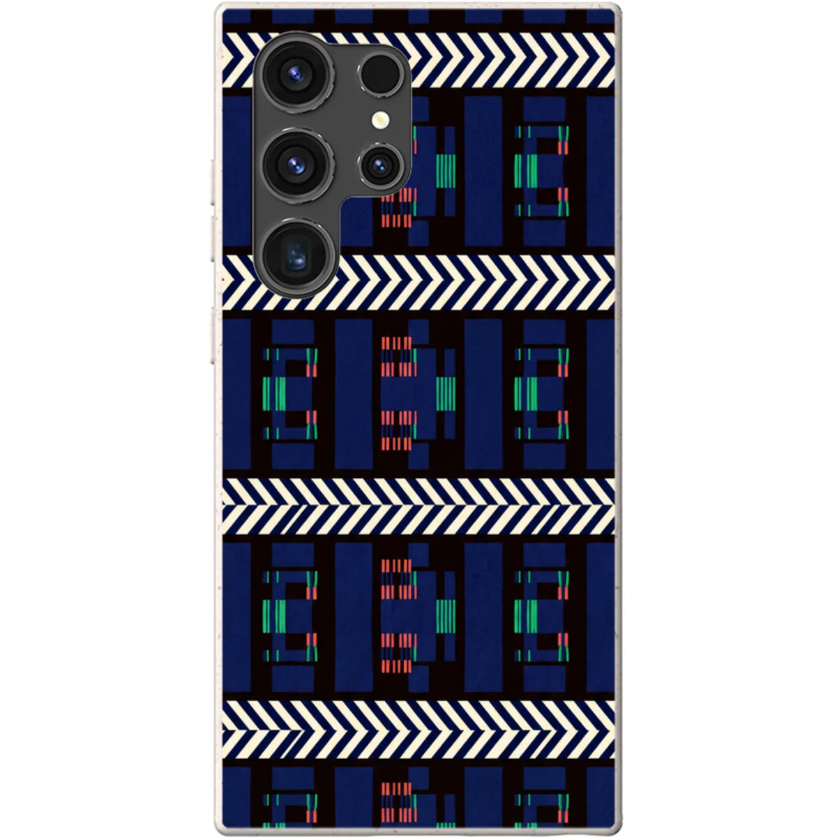 Midnight Aso-Oke by Ada Okoye — S23 Ultra Samsung Galaxy Bio-degradable Case — Finnaij