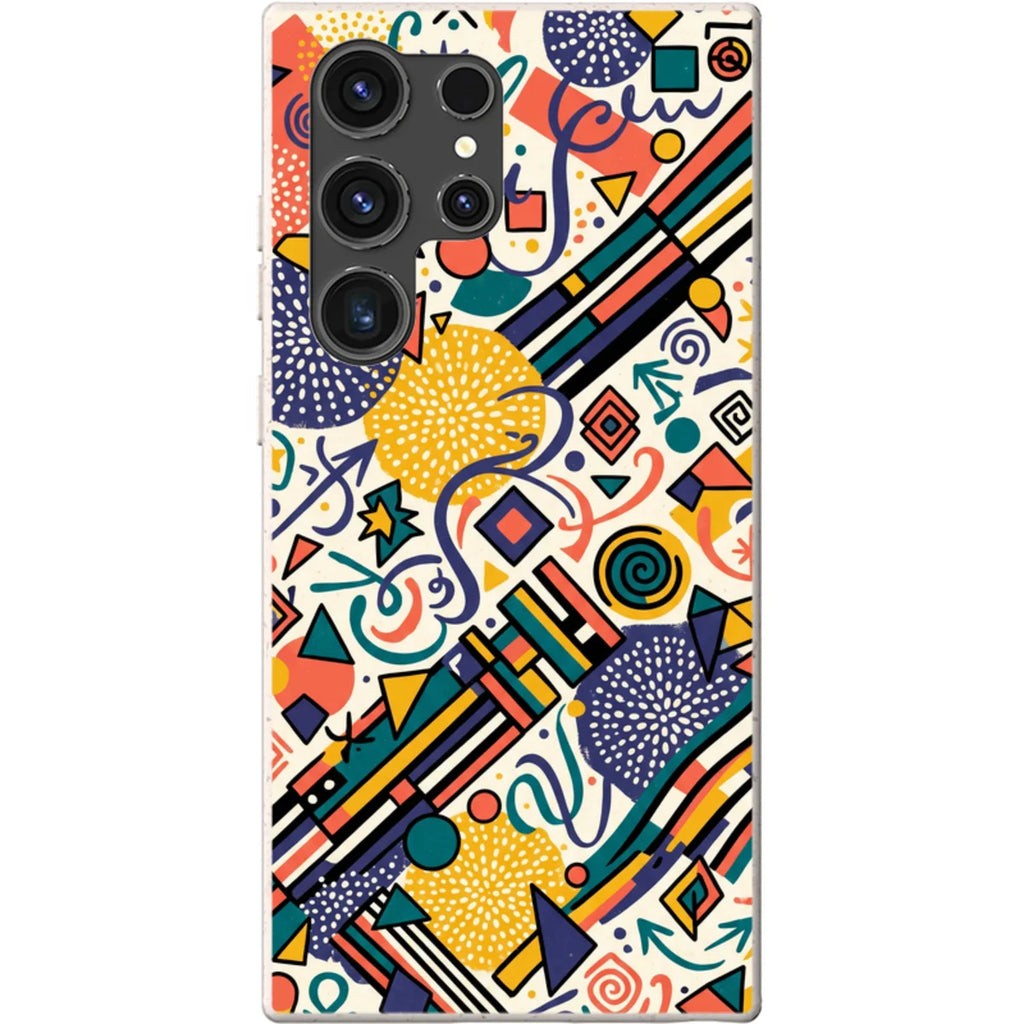 Festival Confetti (Daylight) by Ada Okoye — S23 Ultra Samsung Galaxy Bio-degradable Case — Finnaij