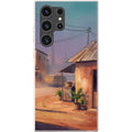 City Edge Quiet Street by Tobi Akinyemi — S23 Ultra Samsung Galaxy Bio-degradable Case — Finnaij