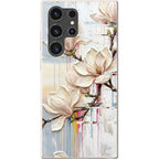 Magnolia Branches by Frida Lövström — S23 Ultra Samsung Galaxy Bio-degradable Case — Finnaij