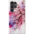 Cherry Blossoms by Frida Lövström — S23 Ultra Samsung Galaxy Bio-degradable Case — Finnaij