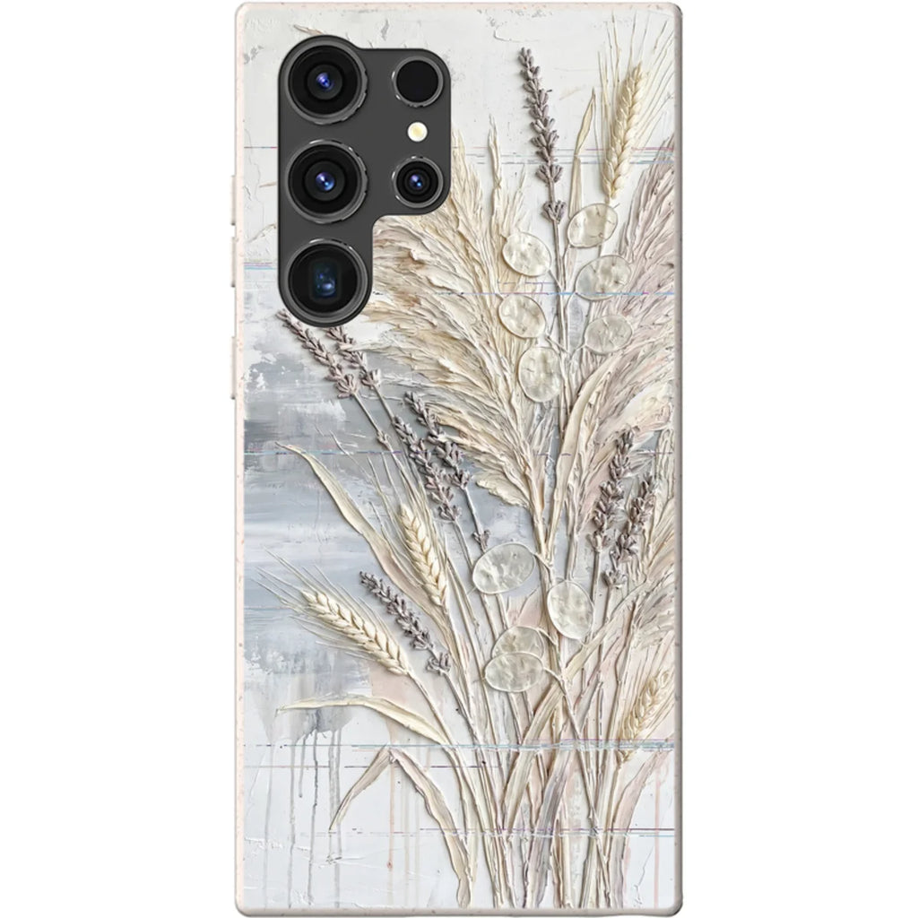 Dried Flowers and Grasses by Frida Lövström — S23 Ultra Samsung Galaxy Bio-degradable Case — Finnaij