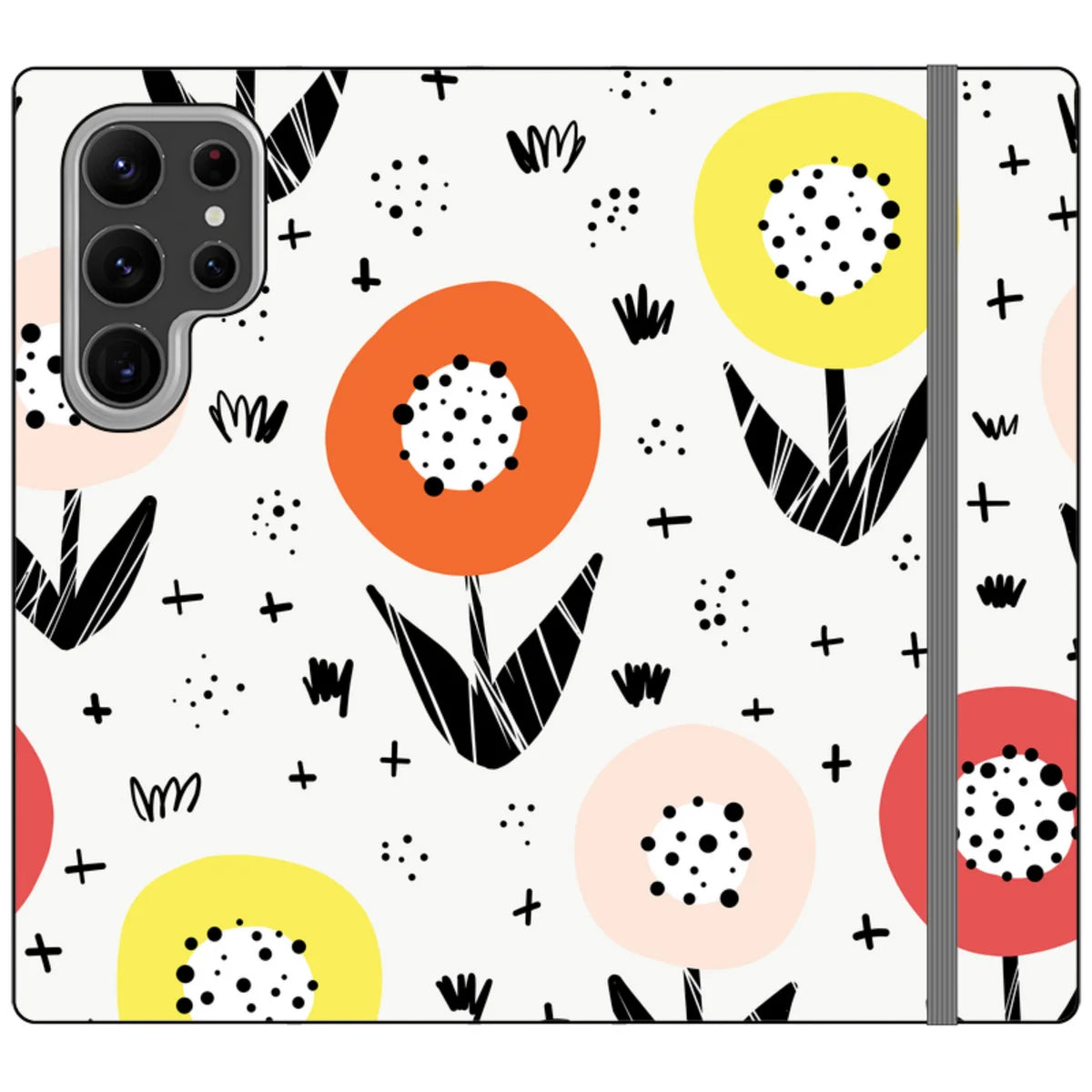 Botanical Doodle — S23 Ultra Wallet Case — Finnaij