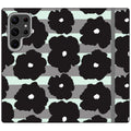 Bold Floral Black — S23 Ultra Wallet Case — Finnaij