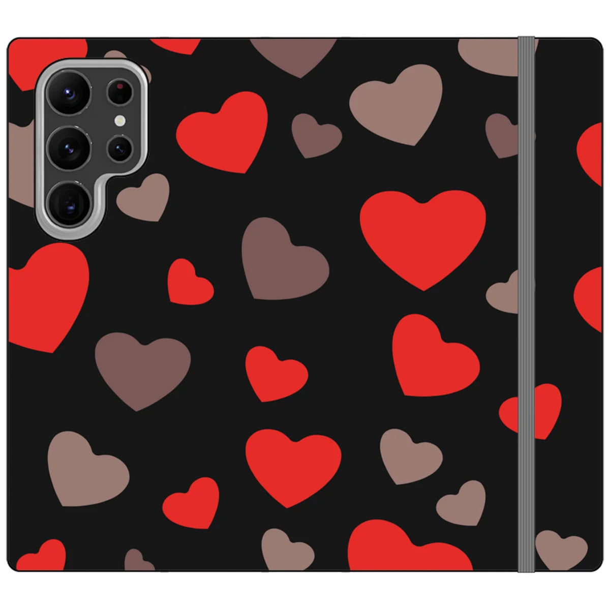 Red Hearts — S23 Ultra Wallet Case — Finnaij