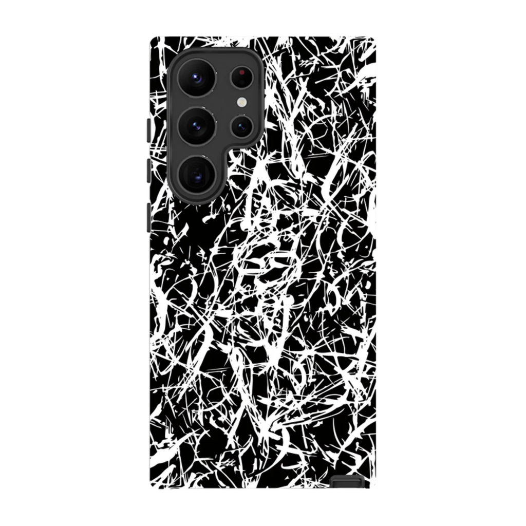Black-White Grunge — S23 Ultra Tough Case — Finnaij